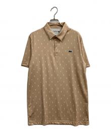 LACOSTE SPORT（ラコステスポーツ）の古着「ミニマム総柄プリントゴルフポロシャツ」｜ブラウン
