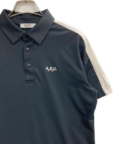 A.P.C. GOLF（アーペーセーゴルフ）A.P.C. golf (アーペーセーゴルフ) ポロシャツ ブラック サイズ:表記無し（実寸サイズをご確認ください）の古着・服飾アイテム