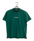 BEAMS GOLFビームスゴルフ）の古着「ドットエア（Ｒ） モックネックシャツ」｜グリーン