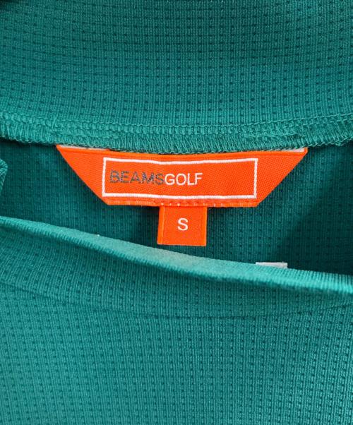 BEAMS GOLF（ビームスゴルフ）BEAMS GOLF (ビームスゴルフ) ドットエア（Ｒ） モックネックシャツ グリーン サイズ:Sの古着・服飾アイテム