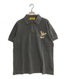 Onitsuka Tiger（オニツカタイガー）の古着「WASHED POLO SHIRT」｜グレー