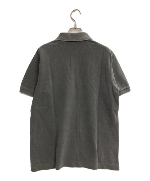 Onitsuka Tiger（オニツカタイガー）Onitsuka Tiger (オニツカタイガー) WASHED POLO SHIRT グレー サイズ:Sの古着・服飾アイテム