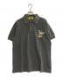 Onitsuka Tiger（オニツカタイガー）の古着「WASHED POLO SHIRT」｜グレー