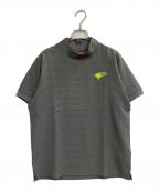 BEAMS GOLFビームスゴルフ）の古着「ドットエア（Ｒ）メッシュ モックネックシャツ」｜グレー