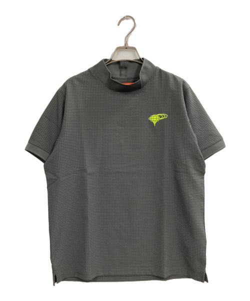 BEAMS GOLF（ビームスゴルフ）BEAMS GOLF (ビームスゴルフ) ドットエア（Ｒ）メッシュ モックネックシャツ グレー サイズ:Sの古着・服飾アイテム