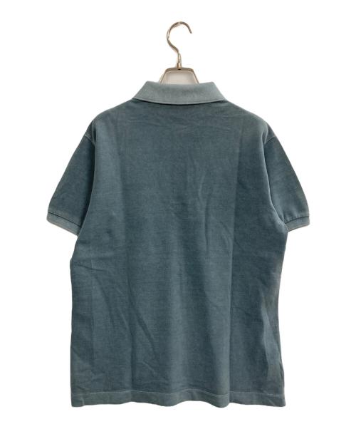 Onitsuka Tiger（オニツカタイガー）Onitsuka Tiger (オニツカタイガー) WASHED POLO SHIRT ブルー サイズ:Sの古着・服飾アイテム