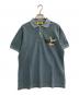 Onitsuka Tiger（オニツカタイガー）の古着「WASHED POLO SHIRT」｜ブルー