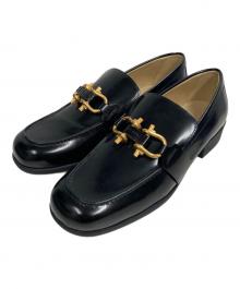 BOTTEGA VENETA（ボッテガベネタ）の古着「Monsieur LOAFER SOFT VINYL」｜ブラック
