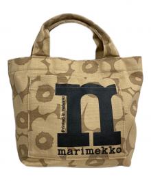 marimekko（マリメッコ）の古着「Mono Mini Tote Unikko」｜ブラウン