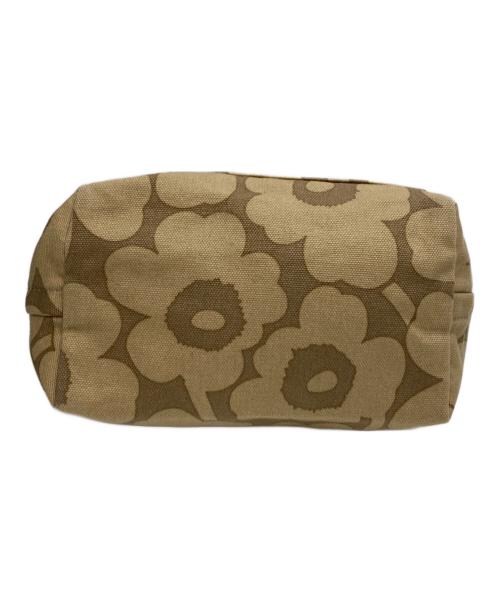 marimekko（マリメッコ）marimekko (マリメッコ) Mono Mini Tote Unikko ブラウンの古着・服飾アイテム