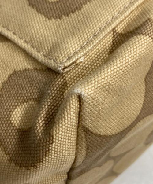 marimekko（マリメッコ）marimekko (マリメッコ) Mono Mini Tote Unikko ブラウンの古着・服飾アイテム