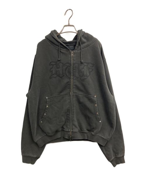 HUF（ハフ）HUF (ハフ) STUDDED HOODIE ブラック サイズ:Sの古着・服飾アイテム