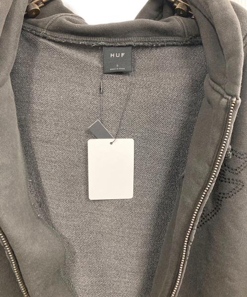 HUF（ハフ）HUF (ハフ) STUDDED HOODIE ブラック サイズ:Sの古着・服飾アイテム