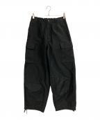 heliopoleエリオポール）の古着「BALLOON CARGO PANTS」｜ブラック