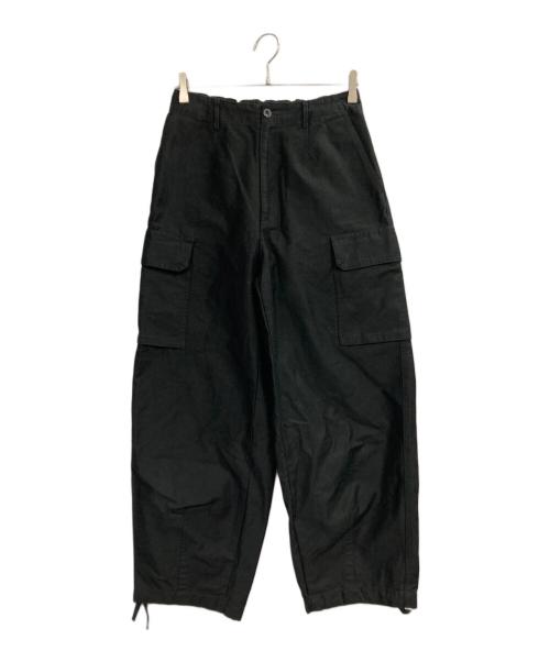 heliopole（エリオポール）heliopole (エリオポール) BALLOON CARGO PANTS ブラック サイズ:38の古着・服飾アイテム