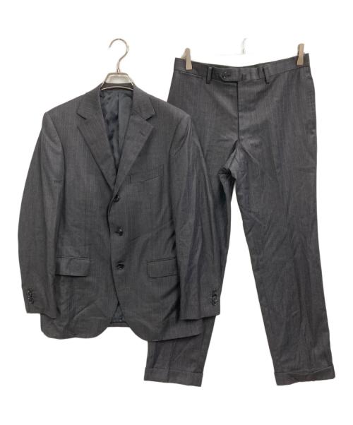 MITSUMINE（ミツミネ）MITSUMINE (ミツミネ) ストライプセットアップ グレー サイズ:A6の古着・服飾アイテム