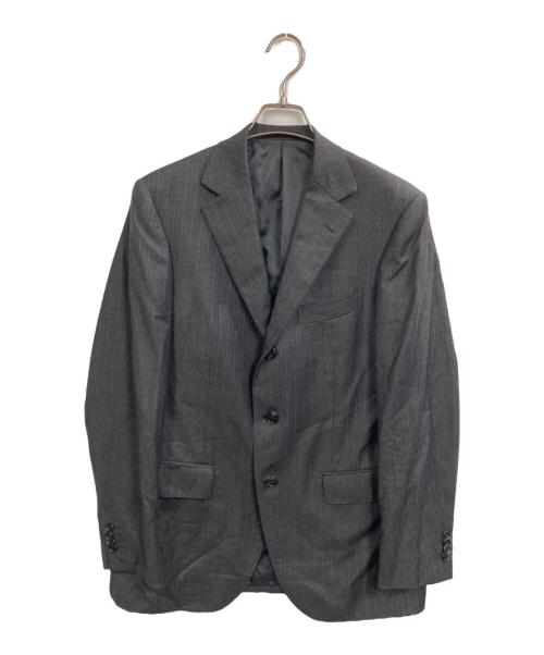 MITSUMINE（ミツミネ）MITSUMINE (ミツミネ) ストライプセットアップ グレー サイズ:A6の古着・服飾アイテム