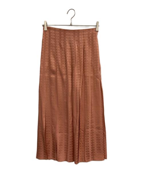 GUCCI（グッチ）GUCCI (グッチ) シルクボックスプリーツスカート ピンク サイズ:36の古着・服飾アイテム