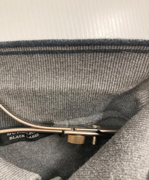 BURBERRY BLACK LABEL（バーバリーブラックレーベル）BURBERRY BLACK LABEL (バーバリーブラックレーベル) ポロシャツ ブラック サイズ:２の古着・服飾アイテム