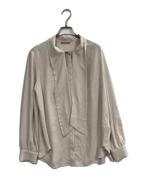 theory luxe（セオリーリュクス）theory luxe (セオリーリュクス) HEAVY.PEARL  ボウタイブラウス アイボリー サイズ:42の古着・服飾アイテム