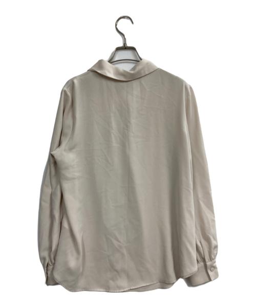 theory luxe（セオリーリュクス）theory luxe (セオリーリュクス) HEAVY.PEARL  ボウタイブラウス アイボリー サイズ:42の古着・服飾アイテム