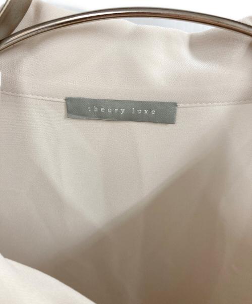 theory luxe（セオリーリュクス）theory luxe (セオリーリュクス) HEAVY.PEARL  ボウタイブラウス アイボリー サイズ:42の古着・服飾アイテム