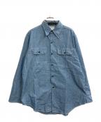 MADISON BLUEマディソンブルー）の古着「hamption chambray shirt」｜ブルー