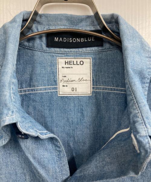 MADISON BLUE（マディソンブルー）MADISON BLUE (マディソンブルー) hamption chambray shirt ブルー サイズ:01の古着・服飾アイテム