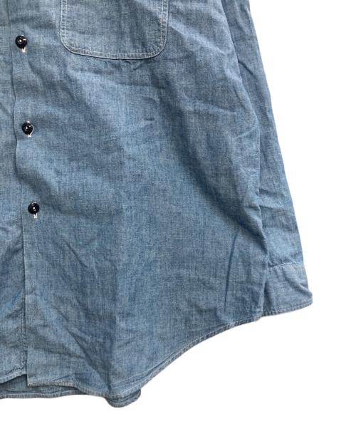 MADISON BLUE（マディソンブルー）MADISON BLUE (マディソンブルー) hamption chambray shirt ブルー サイズ:01の古着・服飾アイテム