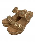 Jack Rogersジャックロジャース）の古着「JACK ROGERS LAUREN MID WEDGE」｜ベージュ
