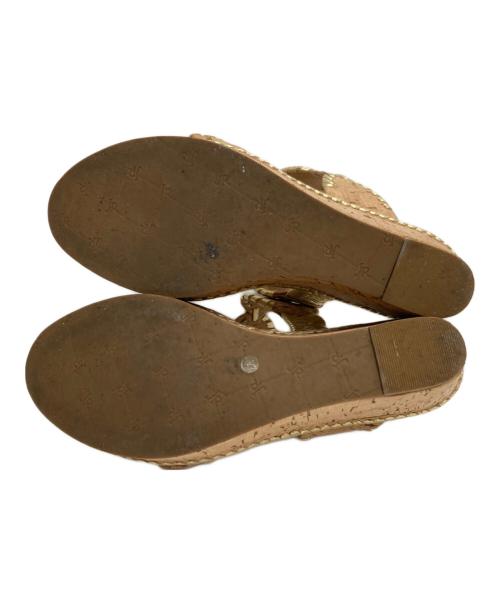 Jack Rogers（ジャックロジャース）Jack Rogers (ジャックロジャース) JACK ROGERS LAUREN MID WEDGE ベージュ サイズ:7Mの古着・服飾アイテム