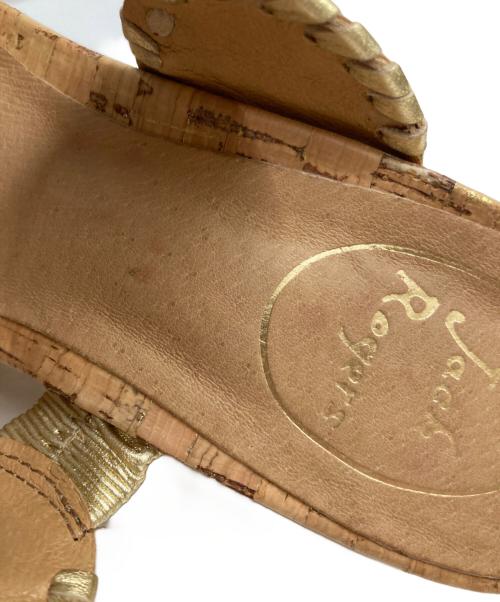 Jack Rogers（ジャックロジャース）Jack Rogers (ジャックロジャース) JACK ROGERS LAUREN MID WEDGE ベージュ サイズ:7Mの古着・服飾アイテム