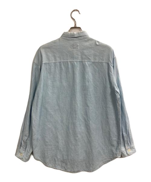 LEVI'S DIAMOND LABEL（リーバイスダイヤモンドレーベル）LEVI'S DIAMOND LABEL (リーバイスダイヤモンドレーベル) コットンリネンシャツ スカイブルー サイズ:Sの古着・服飾アイテム