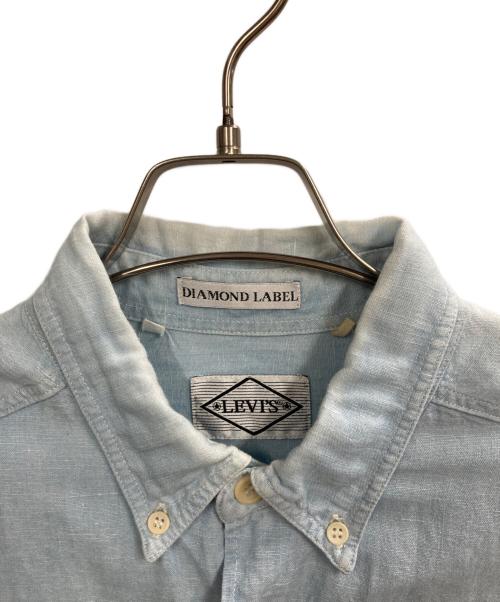 LEVI'S DIAMOND LABEL（リーバイスダイヤモンドレーベル）LEVI'S DIAMOND LABEL (リーバイスダイヤモンドレーベル) コットンリネンシャツ スカイブルー サイズ:Sの古着・服飾アイテム