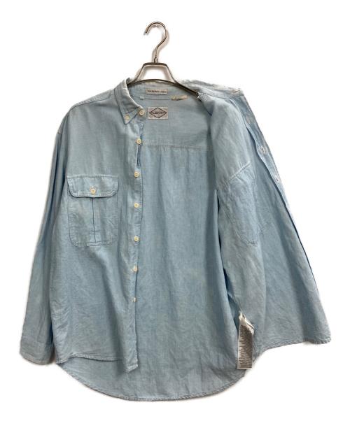 LEVI'S DIAMOND LABEL（リーバイスダイヤモンドレーベル）LEVI'S DIAMOND LABEL (リーバイスダイヤモンドレーベル) コットンリネンシャツ スカイブルー サイズ:Sの古着・服飾アイテム