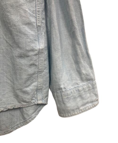 LEVI'S DIAMOND LABEL（リーバイスダイヤモンドレーベル）LEVI'S DIAMOND LABEL (リーバイスダイヤモンドレーベル) コットンリネンシャツ スカイブルー サイズ:Sの古着・服飾アイテム