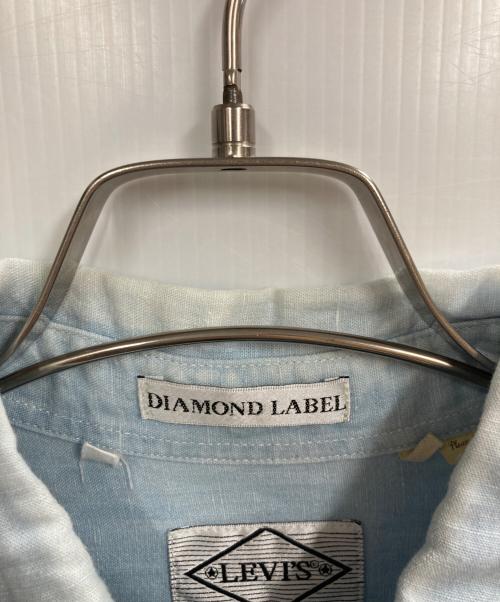 LEVI'S DIAMOND LABEL（リーバイスダイヤモンドレーベル）LEVI'S DIAMOND LABEL (リーバイスダイヤモンドレーベル) コットンリネンシャツ スカイブルー サイズ:Sの古着・服飾アイテム