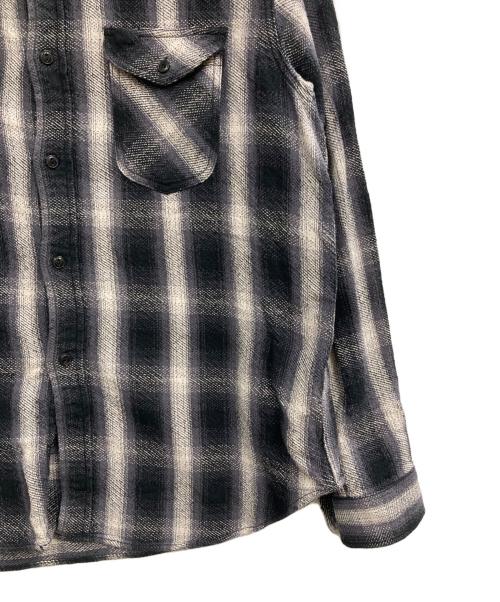 LEE（リー）LEE (リー) ネルワークシャツ オンブレチェック ブラック サイズ:XLの古着・服飾アイテム