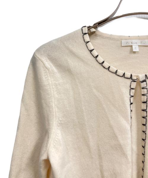 PAULE KA（ポールカ）PAULE KA (ポールカ) カシミヤカーディガン アイボリー サイズ:Sの古着・服飾アイテム
