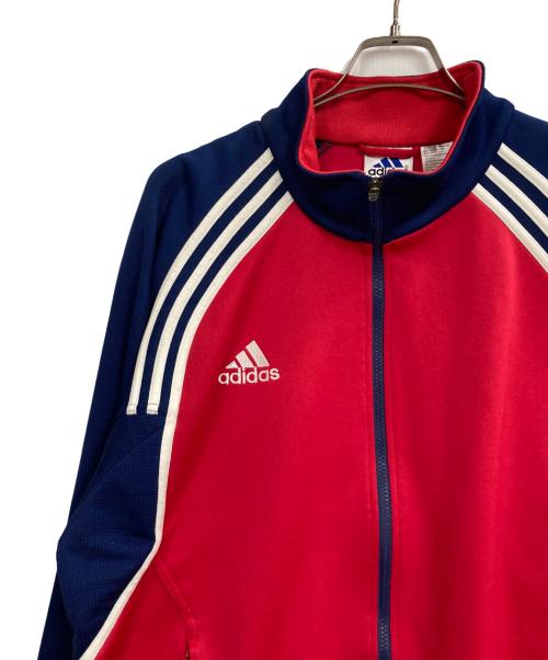 adidas（アディダス）adidas (アディダス) トラックジャケット レッド サイズ:XXOの古着・服飾アイテム