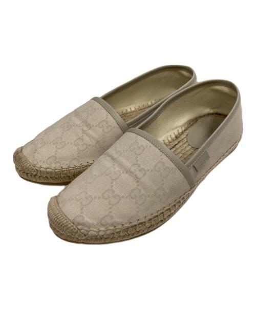GUCCI（グッチ）GUCCI (グッチ) エスパドリーユ アイボリー サイズ:36の古着・服飾アイテム