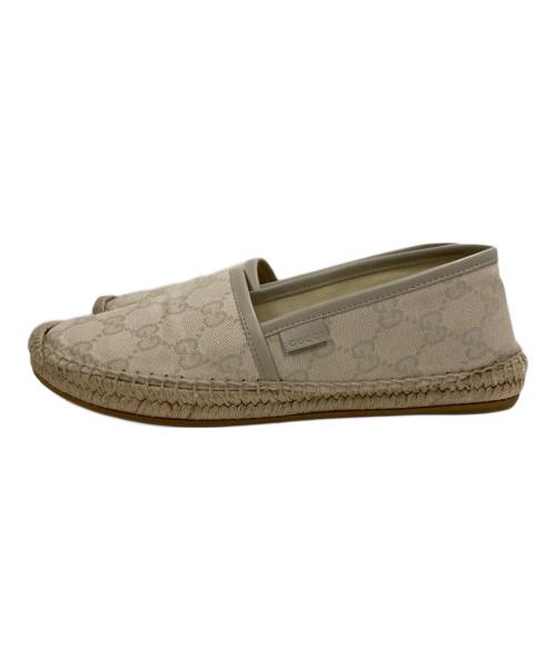 GUCCI（グッチ）GUCCI (グッチ) エスパドリーユ アイボリー サイズ:36の古着・服飾アイテム
