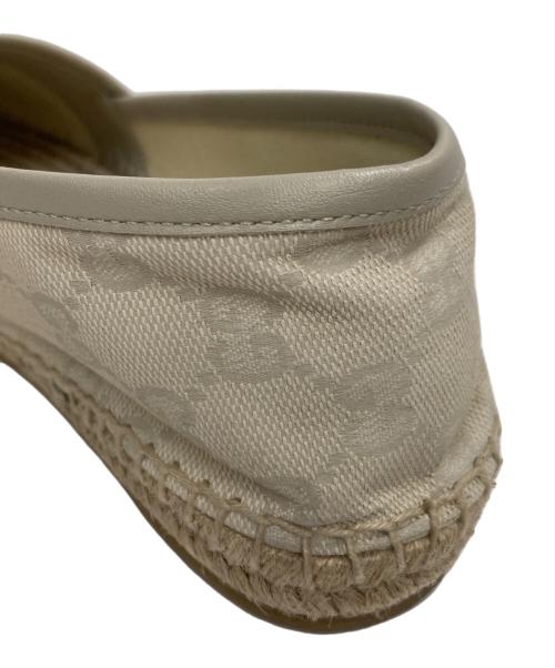 GUCCI（グッチ）GUCCI (グッチ) エスパドリーユ アイボリー サイズ:36の古着・服飾アイテム