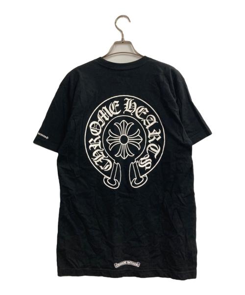 CHROME HEARTS（クロムハーツ）CHROME HEARTS (クロムハーツ) Horse Shoe Logo Pocket T-Shirt ブラック サイズ:Lの古着・服飾アイテム