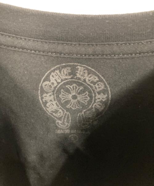 CHROME HEARTS（クロムハーツ）CHROME HEARTS (クロムハーツ) Horse Shoe Logo Pocket T-Shirt ブラック サイズ:Lの古着・服飾アイテム