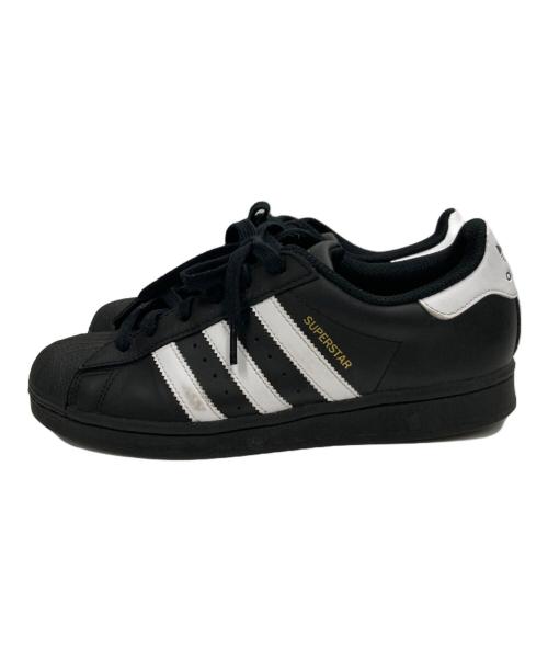 adidas（アディダス）adidas (アディダス) ローカットスニーカー ブラック サイズ:24.5の古着・服飾アイテム