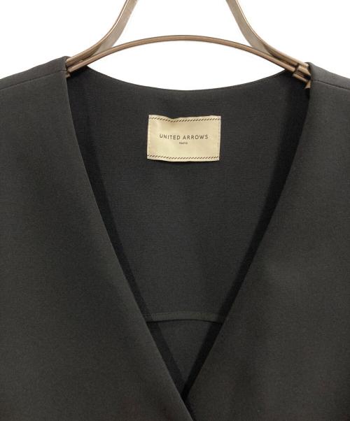 UNITED ARROWS TOKYO（ユナイテッドアローズトウキョウ）UNITED ARROWS TOKYO (ユナイテッドアローズトウキョウ) ジレ ブラック サイズ:記載なし（実寸サイズを参照ください）の古着・服飾アイテム