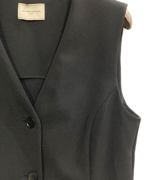 UNITED ARROWS TOKYO（ユナイテッドアローズトウキョウ）UNITED ARROWS TOKYO (ユナイテッドアローズトウキョウ) ジレ ブラック サイズ:記載なし（実寸サイズを参照ください）の古着・服飾アイテム