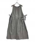 Cotton House Ayaコットンハウス アヤ）の古着「ノースリーブワンピース」｜グレー