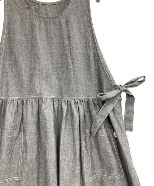 Cotton House Aya（コットンハウス アヤ）Cotton House Aya (コットンハウス アヤ) ノースリーブワンピース グレー サイズ:記載なし（実寸サイズを参照ください）の古着・服飾アイテム